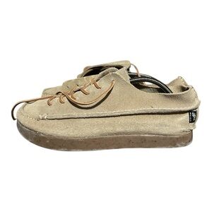 Yogi Mens Shoe Finn Suede Lace Up Hairy Sand Suede Size 10 UK EUR 44 US 11 NEW